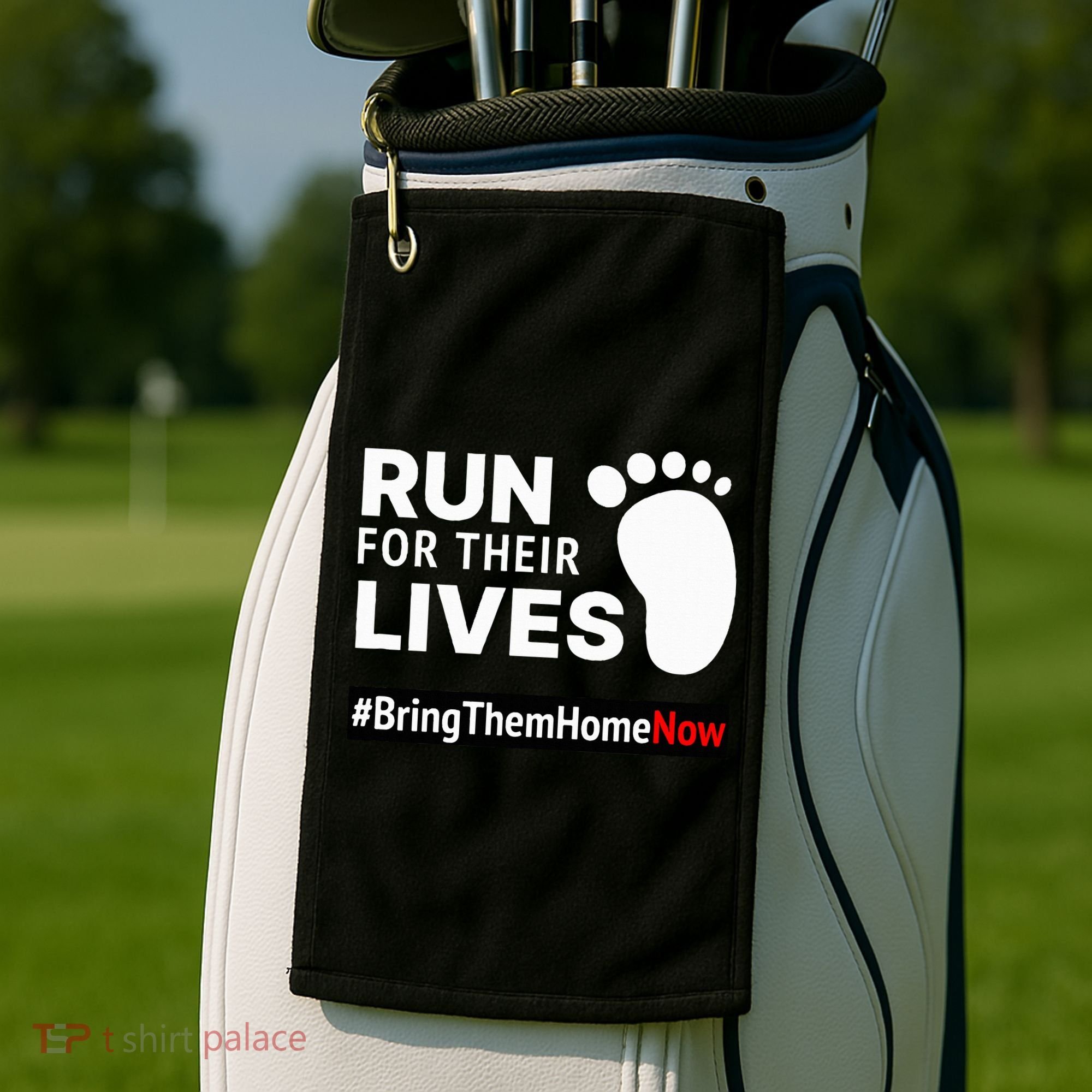 Run for Their Lives Golf Towel