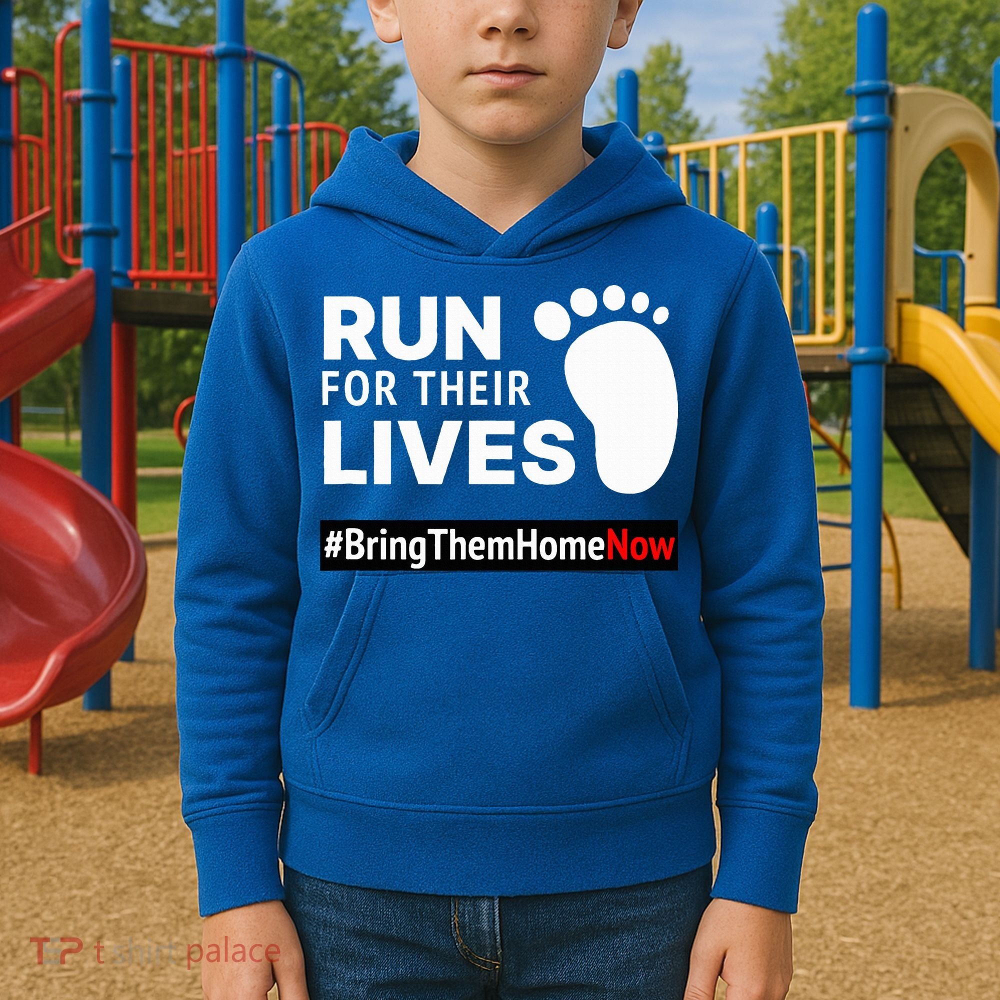 Run for Their Lives Kids Hoodie
