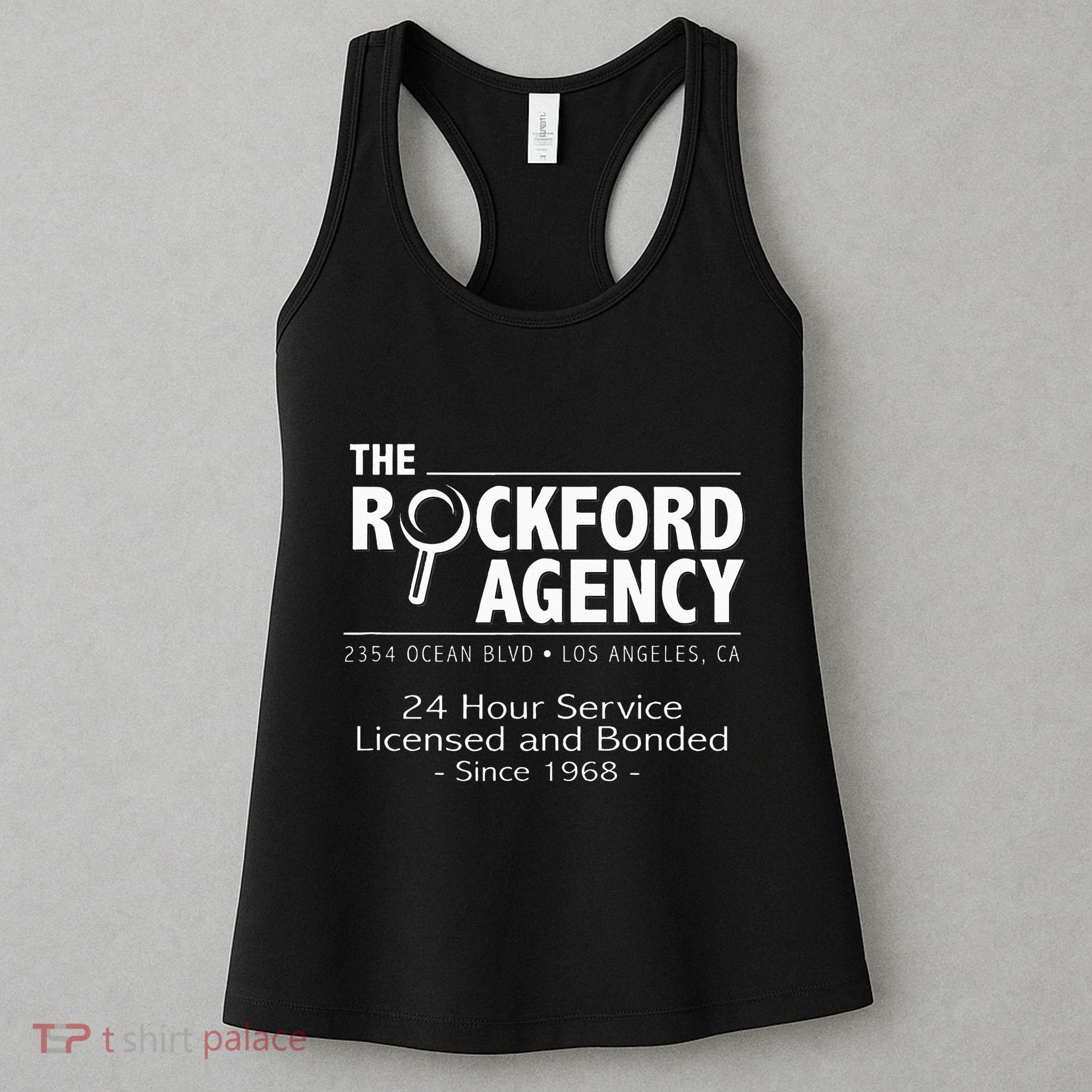 Rockford Files The Rockford Agency Classic Tv Women's Tank Top