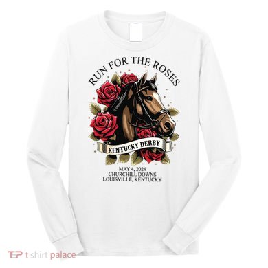 Run For The Roses 150th Anniversary Long Sleeve Shirt