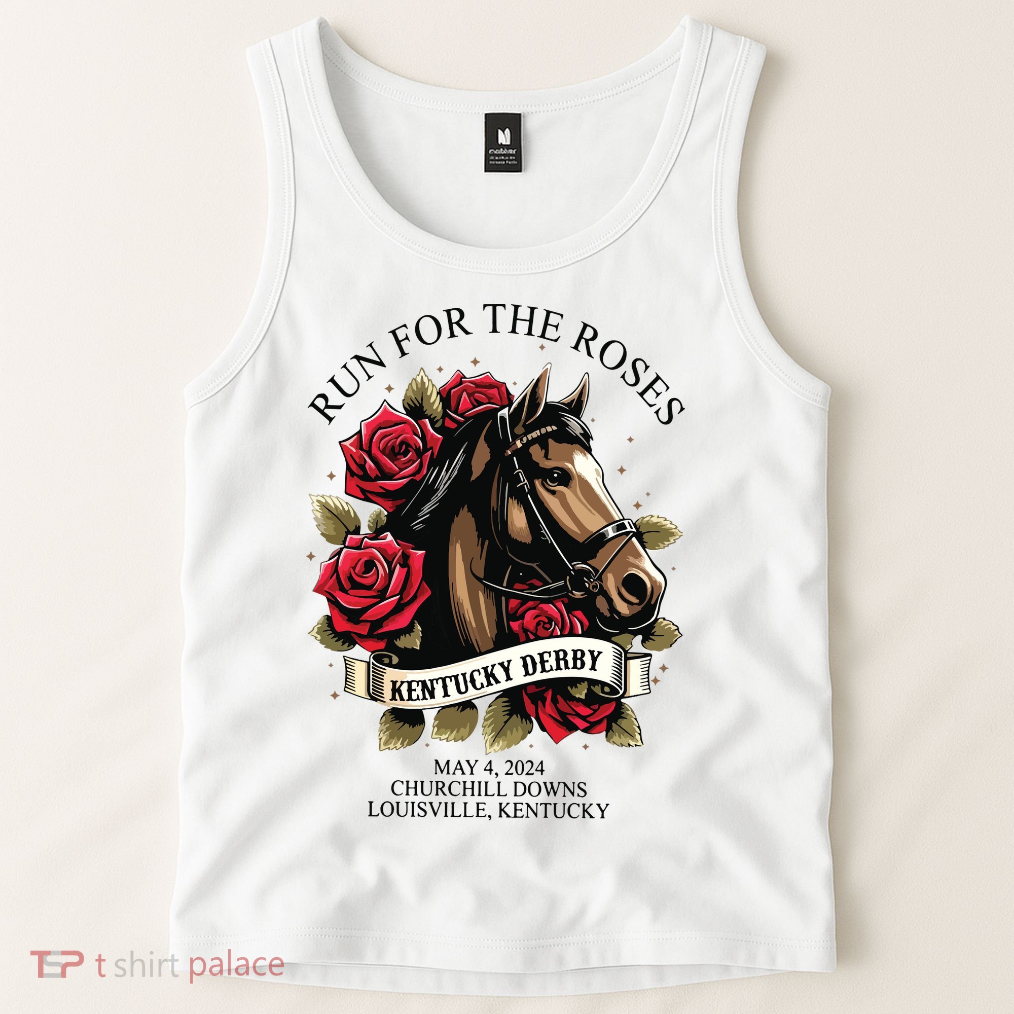 Run For The Roses 150th Anniversary Tank Top