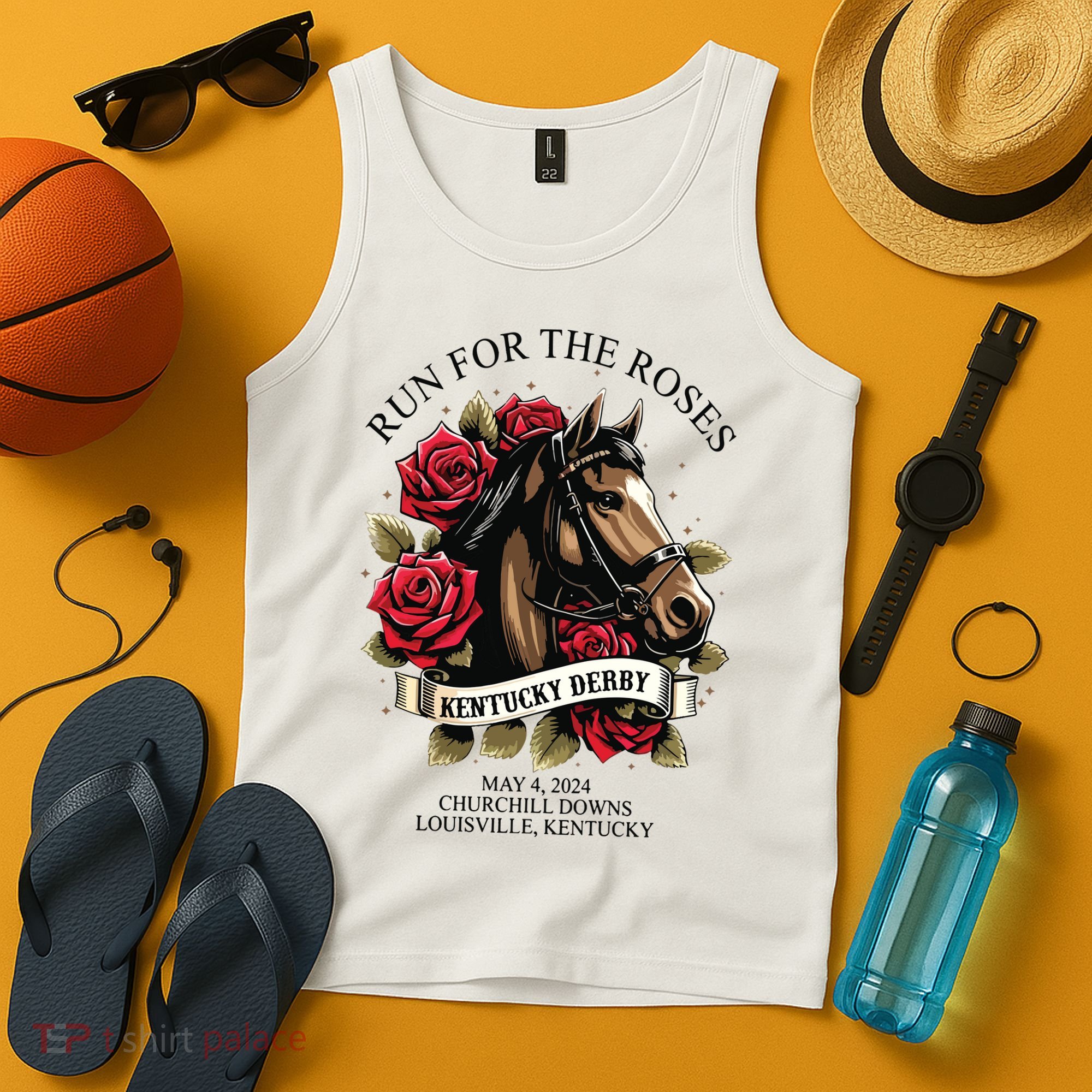 Run For The Roses 150th Anniversary Tank Top