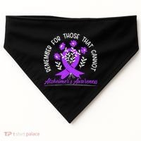 Remember For Thise That Cannot Alzheimers Awareness USA-Made Doggie Bandana thumb 0