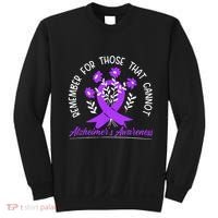 Remember For Thise That Cannot Alzheimers Awareness Sweatshirt thumb 0