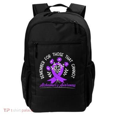 Remember For Thise That Cannot Alzheimers Awareness Backpack