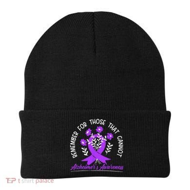 Remember For Thise That Cannot Alzheimers Awareness Beanie