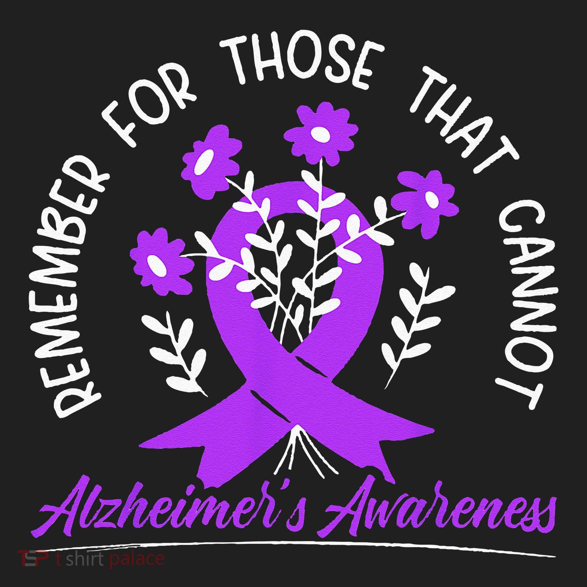 Remember For Thise That Cannot Alzheimers Awareness Hat