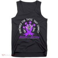 Remember For Thise That Cannot Alzheimers Awareness Tank Top thumb 0