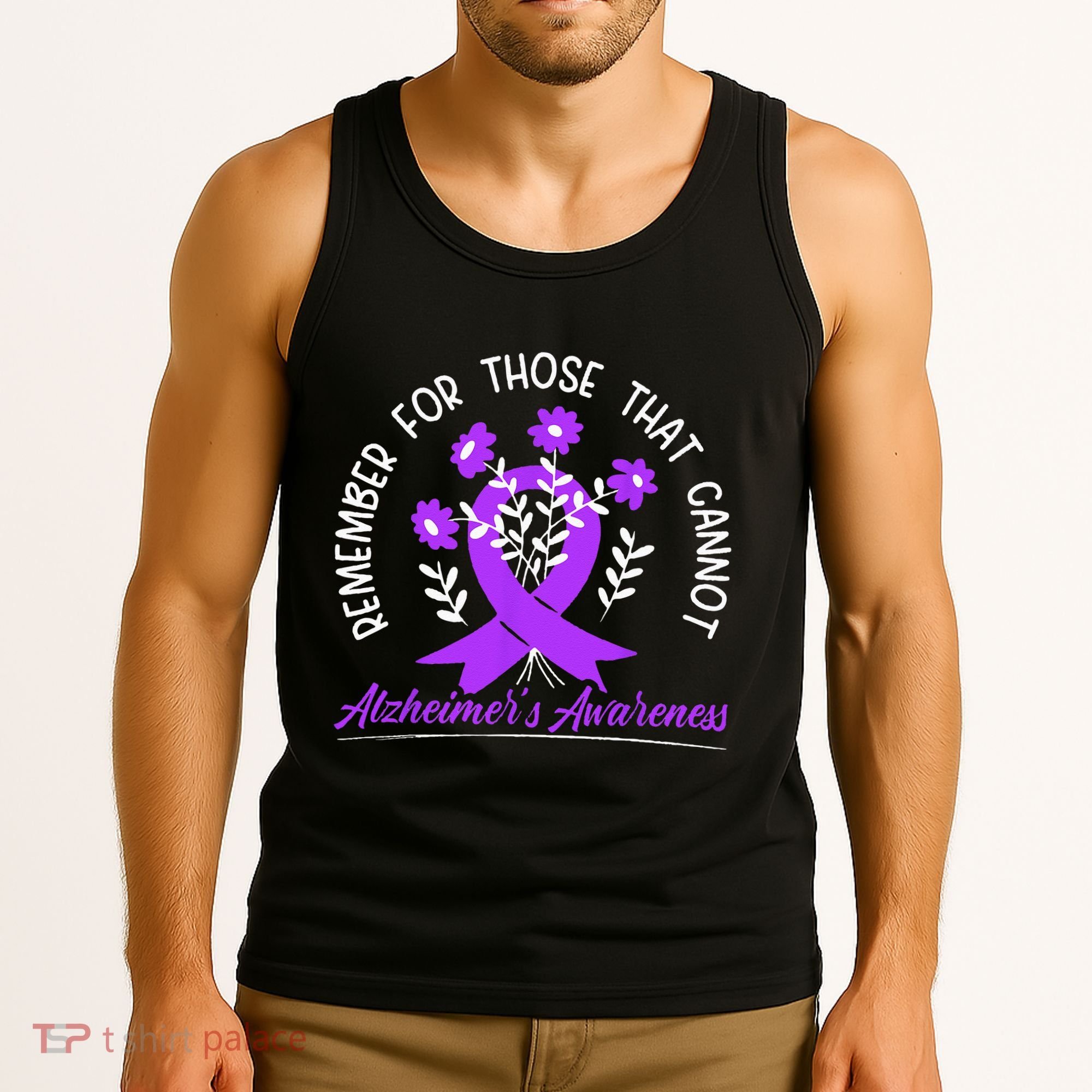 Remember For Thise That Cannot Alzheimers Awareness Tank Top