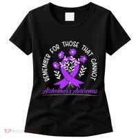 Remember For Thise That Cannot Alzheimers Awareness Women's T-Shirt thumb 0