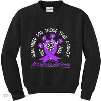 Remember For Thise That Cannot Alzheimers Awareness Kids Sweatshirt thumb 0