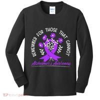 Remember For Thise That Cannot Alzheimers Awareness Kids Long Sleeve Shirt thumb 0
