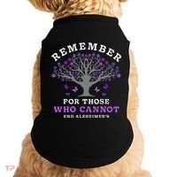 Remember For Those Who Cannot AlzheimerS Awareness Doggie Tank thumb 0