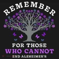 Remember For Those Who Cannot AlzheimerS Awareness Doggie Tank thumb 4