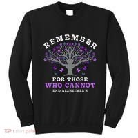 Remember For Those Who Cannot AlzheimerS Awareness Sweatshirt thumb 0