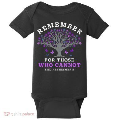 Remember For Those Who Cannot AlzheimerS Awareness Baby Bodysuit