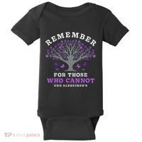 Remember For Those Who Cannot AlzheimerS Awareness Baby Bodysuit thumb 0