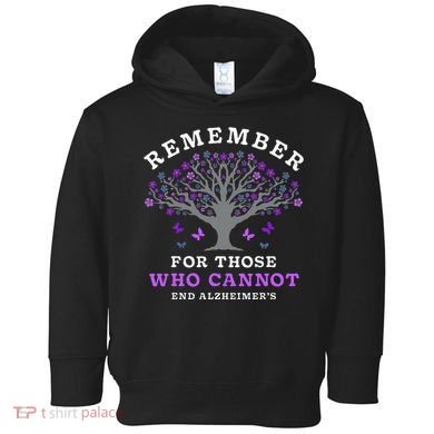 Remember For Those Who Cannot AlzheimerS Awareness Toddler Hoodie
