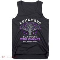 Remember For Those Who Cannot AlzheimerS Awareness Tank Top thumb 0