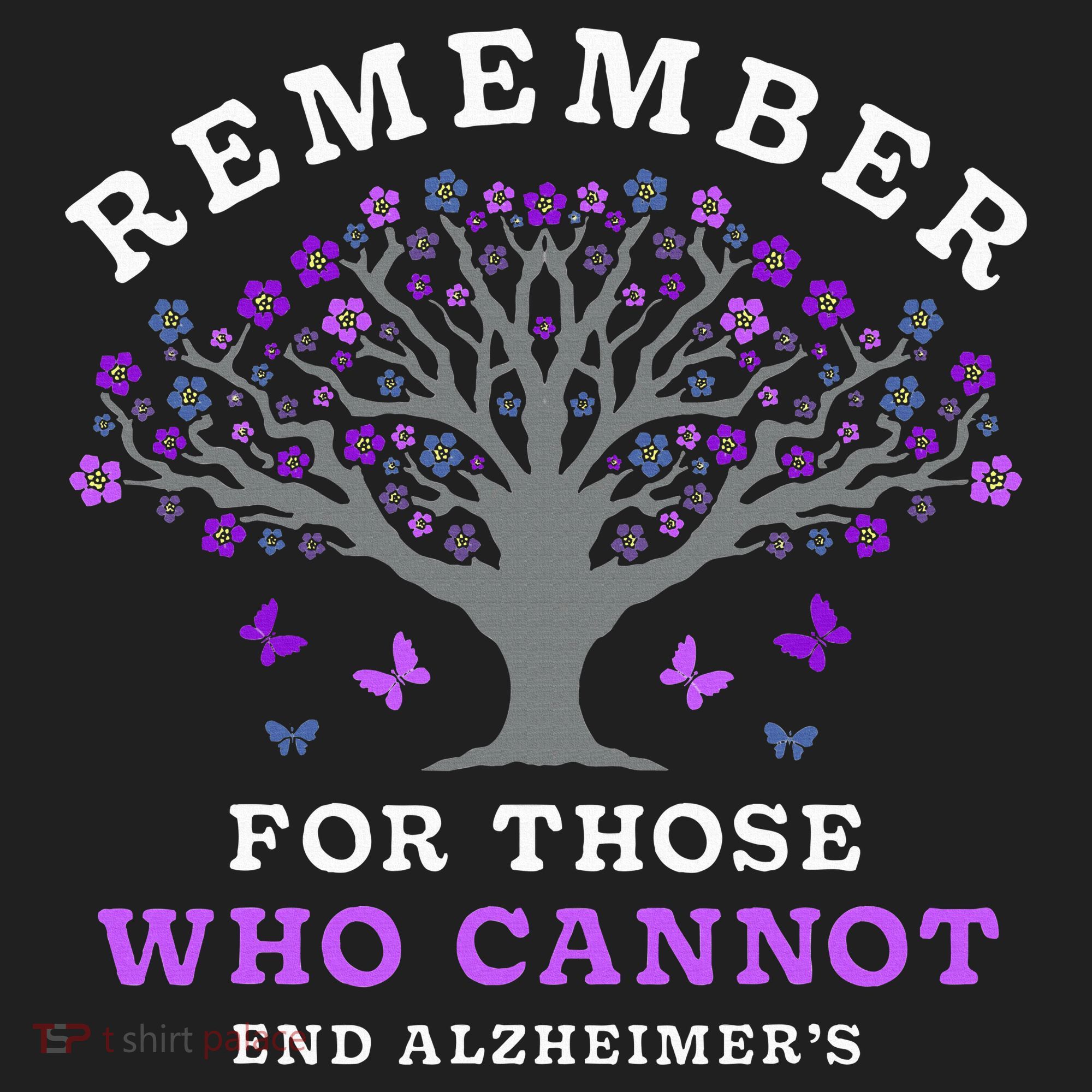 Remember For Those Who Cannot AlzheimerS Awareness Golf Towel
