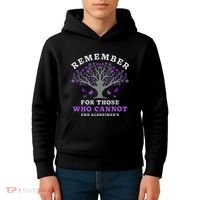 Remember For Those Who Cannot AlzheimerS Awareness Kids Hoodie thumb 4