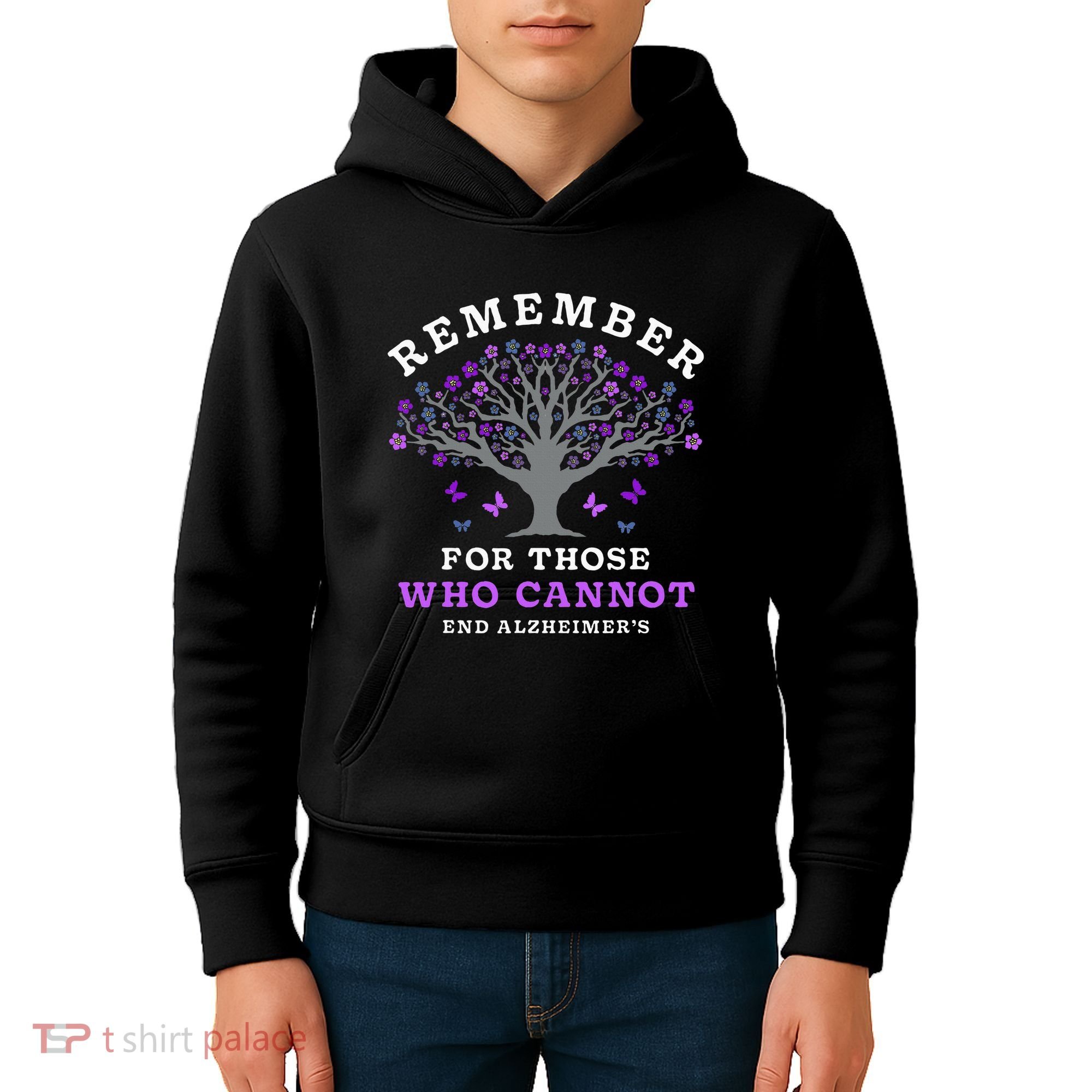 Remember For Those Who Cannot AlzheimerS Awareness Kids Hoodie