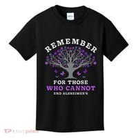 Remember For Those Who Cannot AlzheimerS Awareness Kids T-Shirt thumb 0