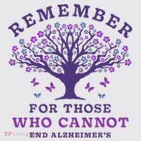 Remember For Those Who Cannot AlzheimerS Awareness Dementia Womens Funnel Neck Pullover Hood thumb 2
