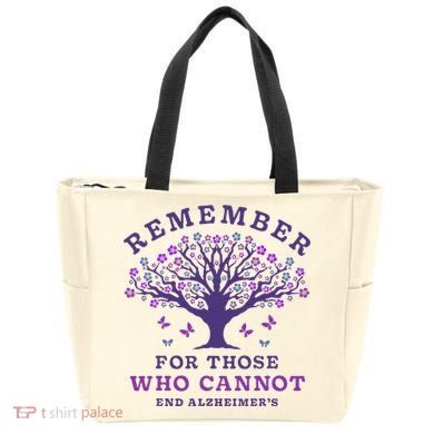 Remember For Those Who Cannot AlzheimerS Awareness Dementia Tote Bag