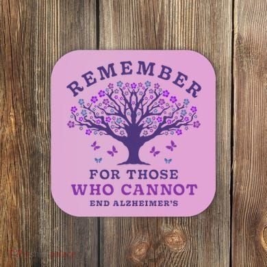 Remember For Those Who Cannot AlzheimerS Awareness Dementia Coaster