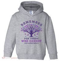 Remember For Those Who Cannot AlzheimerS Awareness Dementia Toddler Hoodie thumb 0