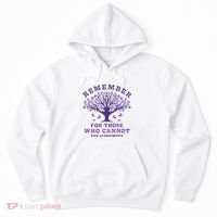 Remember For Those Who Cannot AlzheimerS Awareness Dementia Hoodie thumb 0