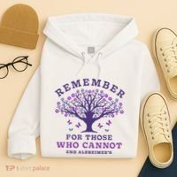 Remember For Those Who Cannot AlzheimerS Awareness Dementia Hoodie thumb 4