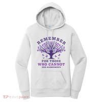Remember For Those Who Cannot AlzheimerS Awareness Dementia Women's Hoodie thumb 0