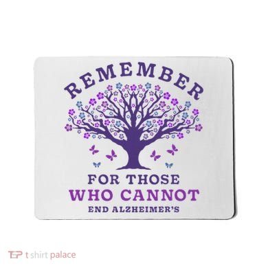 Remember For Those Who Cannot AlzheimerS Awareness Dementia Mousepad