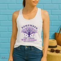 Remember For Those Who Cannot AlzheimerS Awareness Dementia Women's Tank Top thumb 2