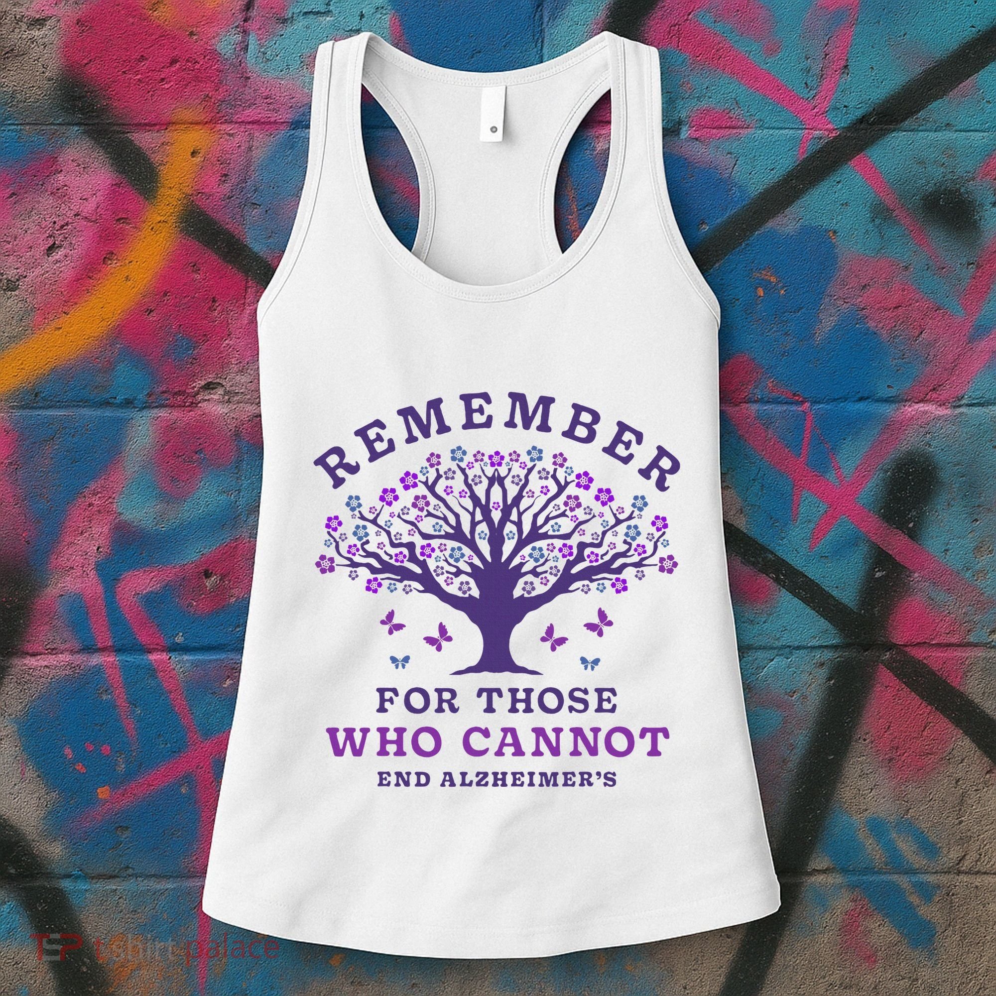 Remember For Those Who Cannot AlzheimerS Awareness Dementia Women's Tank Top