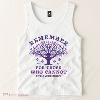 Remember For Those Who Cannot AlzheimerS Awareness Dementia Tank Top thumb 2