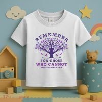 Remember For Those Who Cannot AlzheimerS Awareness Dementia Toddler T-Shirt thumb 3