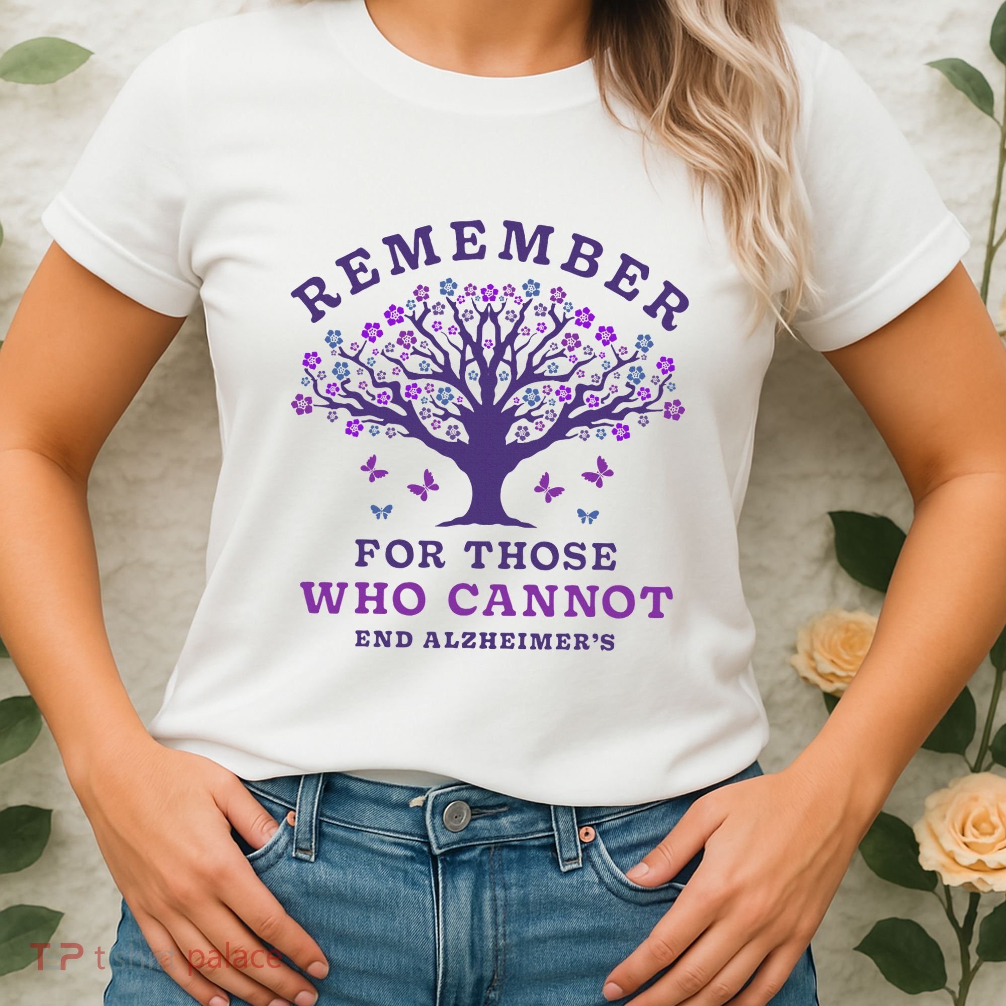 Remember For Those Who Cannot AlzheimerS Awareness Dementia Women's T-Shirt