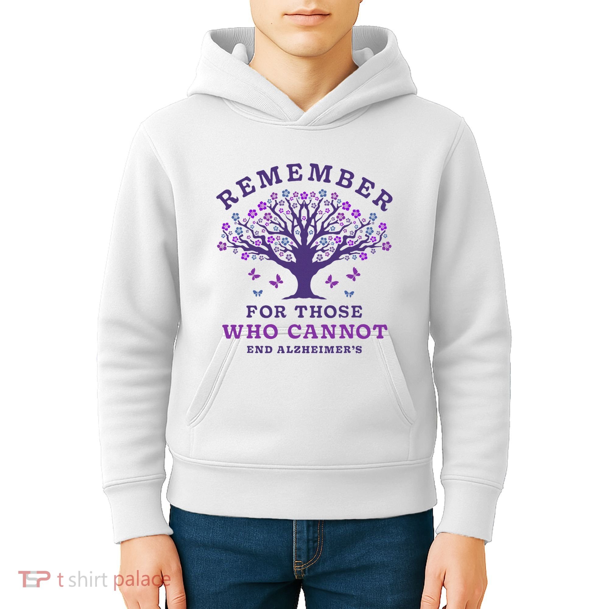 Remember For Those Who Cannot AlzheimerS Awareness Dementia Kids Hoodie