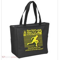 Run From The Cia 23 Marathon Running From Your Problems Never Felt So Good Tote Bag thumb 2