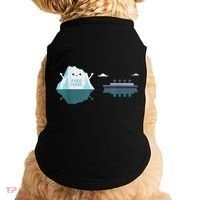 Retro Funny Titanic 1912 Cruise Ship Titanic Doggie Tank thumb 0