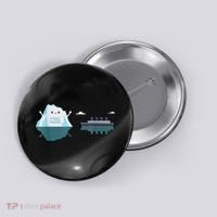 Retro Funny Titanic 1912 Cruise Ship Titanic Button thumb 0
