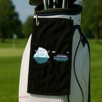 Retro Funny Titanic 1912 Cruise Ship Titanic Golf Towel thumb 2