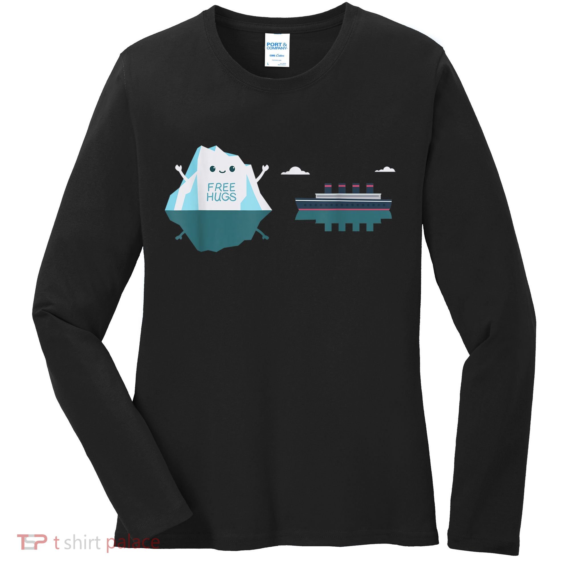 Retro Funny Titanic 1912 Cruise Ship Titanic Women's Long Sleeve Shirt