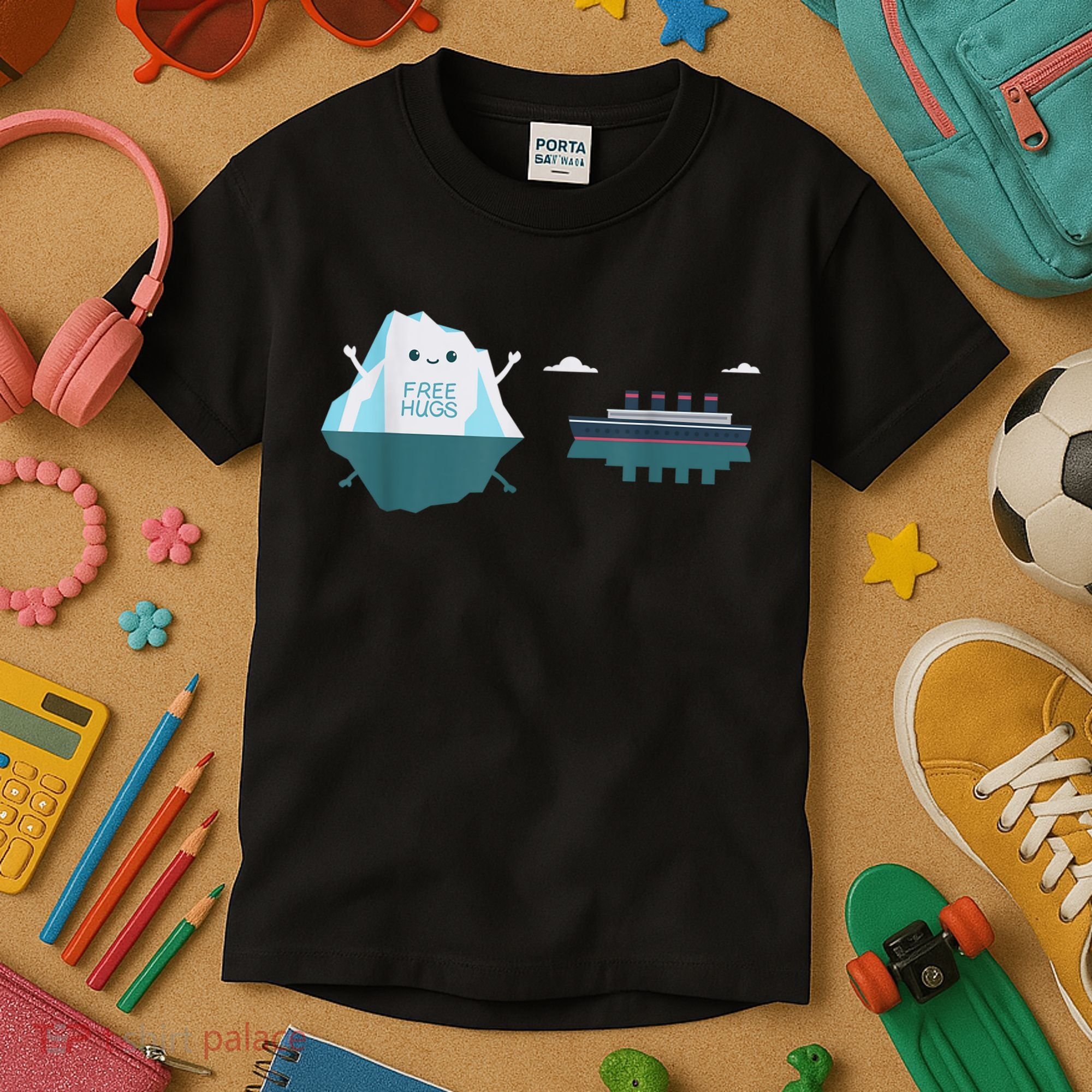Retro Funny Titanic 1912 Cruise Ship Titanic Kids T-Shirt