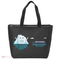 Retro Funny Titanic 1912 Cruise Ship Titanic Tote Bag thumb 0