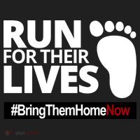 Run For Their Lives Bring Them Home Now Awareness Women's Sweatshirt thumb 2
