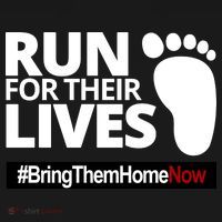 Run For Their Lives Bring Them Home Now Awareness Toddler Hoodie thumb 2